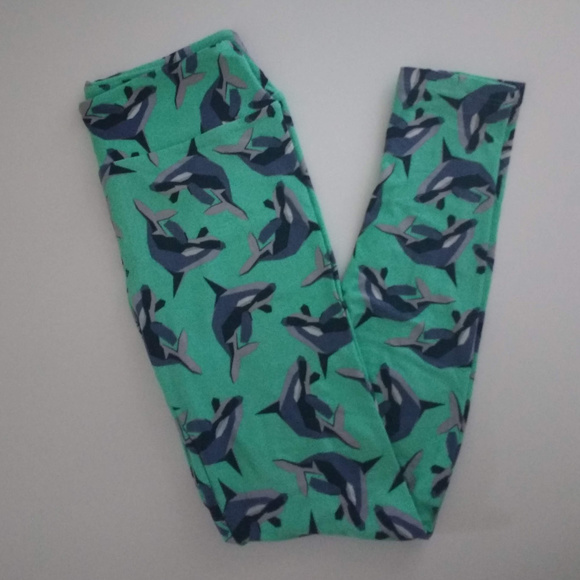 LuLaRoe Pants - LuLaRoe Killer Whale Orca Leggings - NWOT
